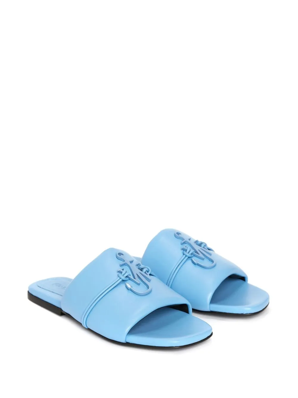 JW Anderson Anchor slippers met logo - Blauw
