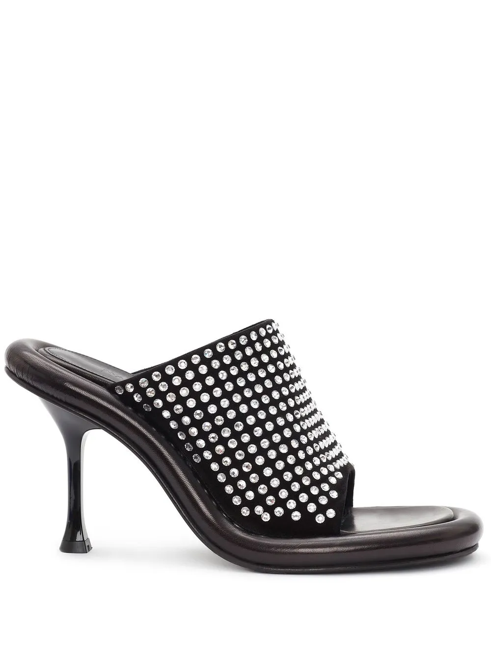 

JW Anderson Bumper-Tube leather mules - Black