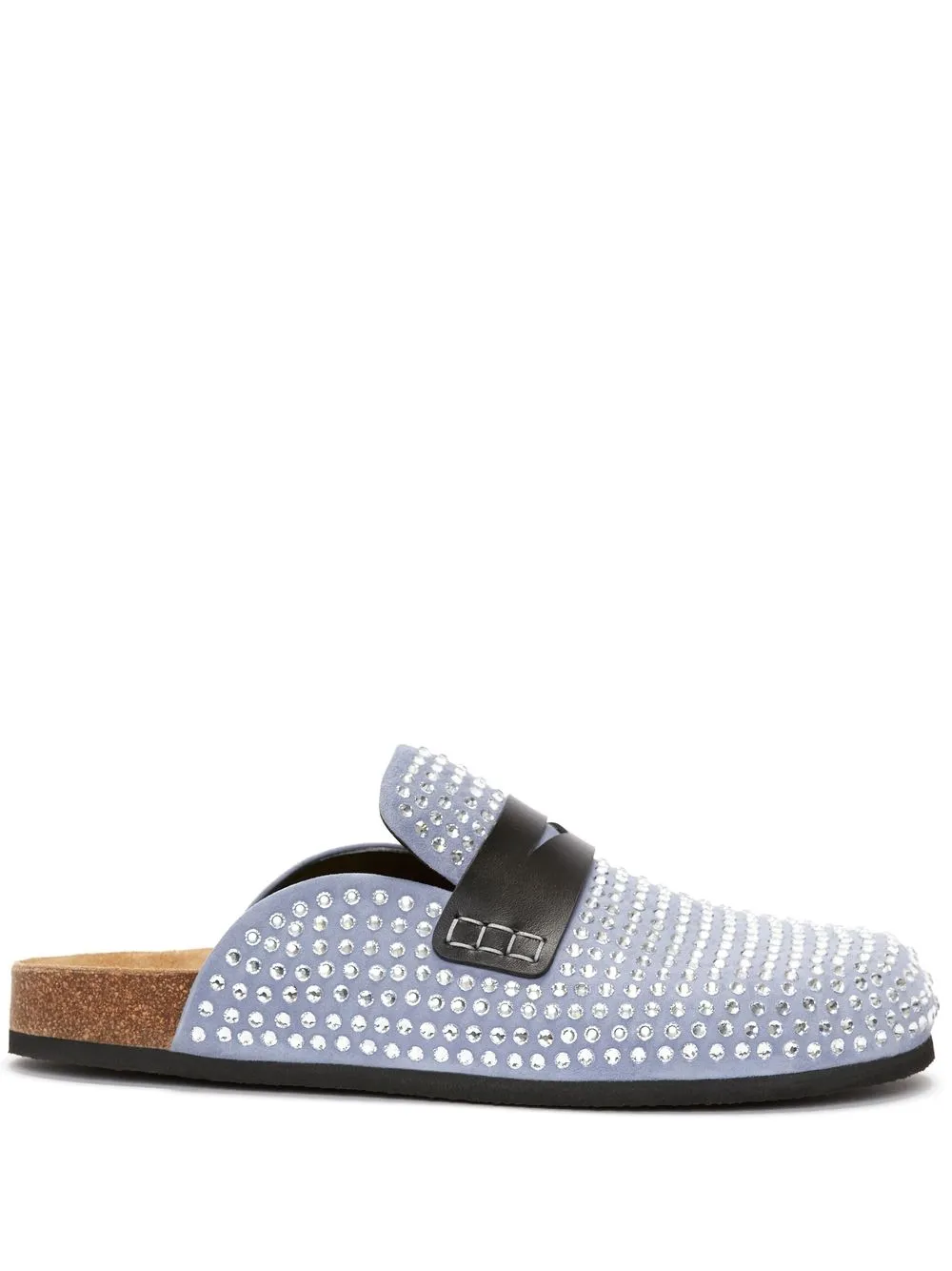 

JW Anderson crystal-embellished slip-on mules - Purple