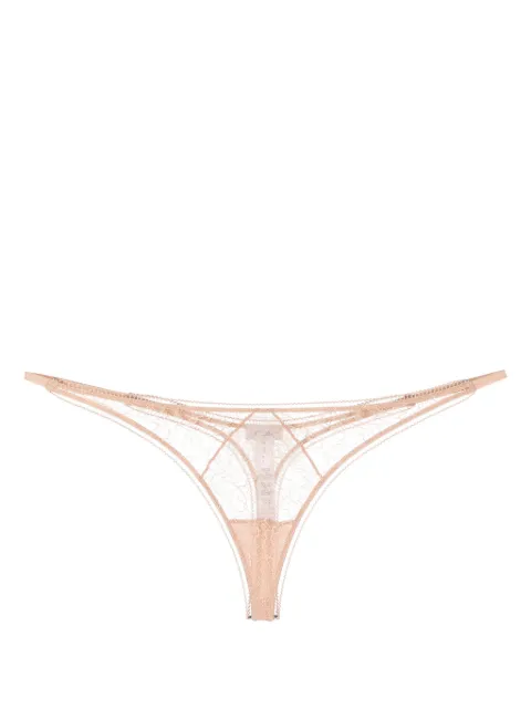 La Perla - floral-lace thong
