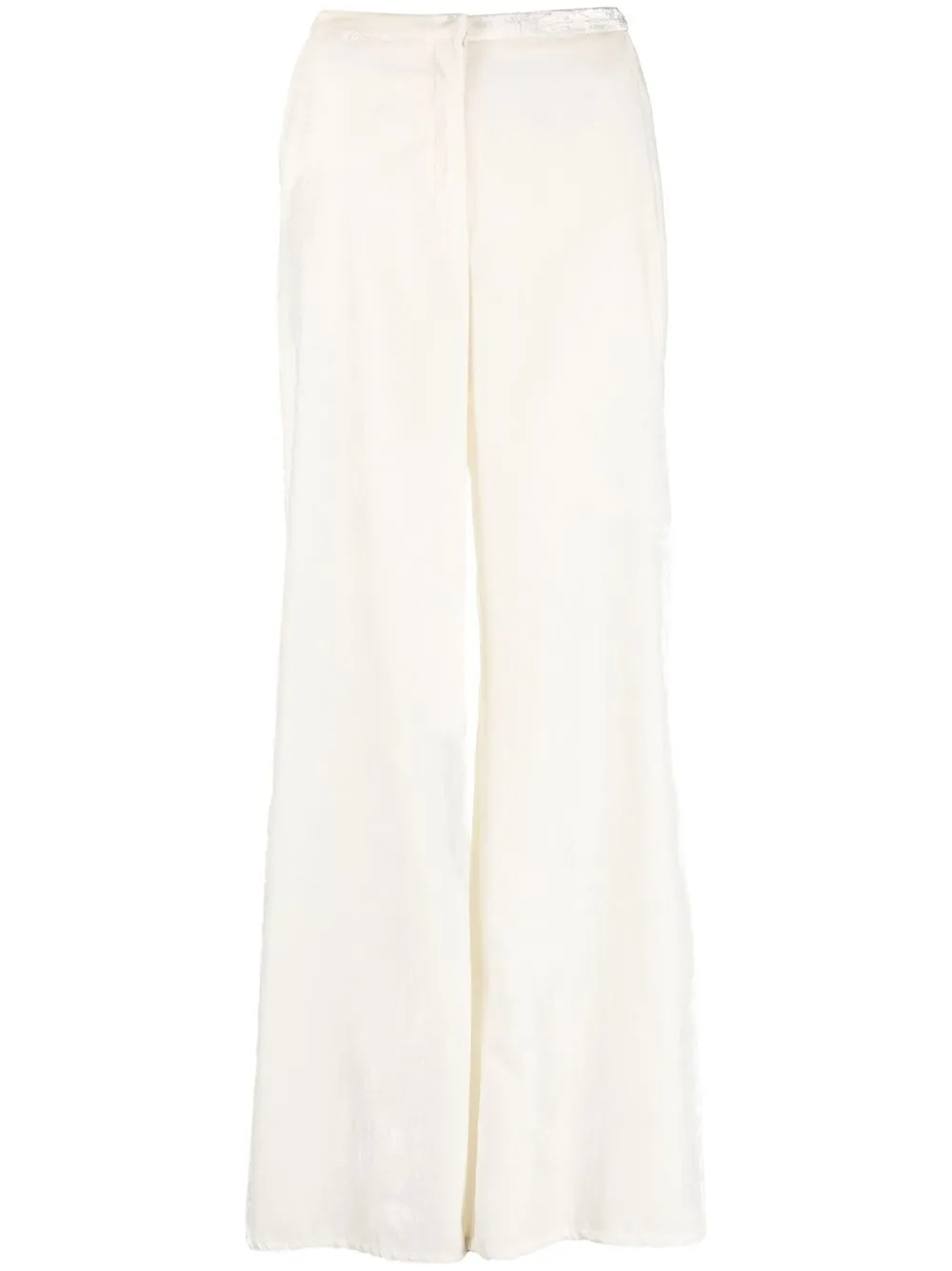 

Forte Forte Candor flared trousers - White