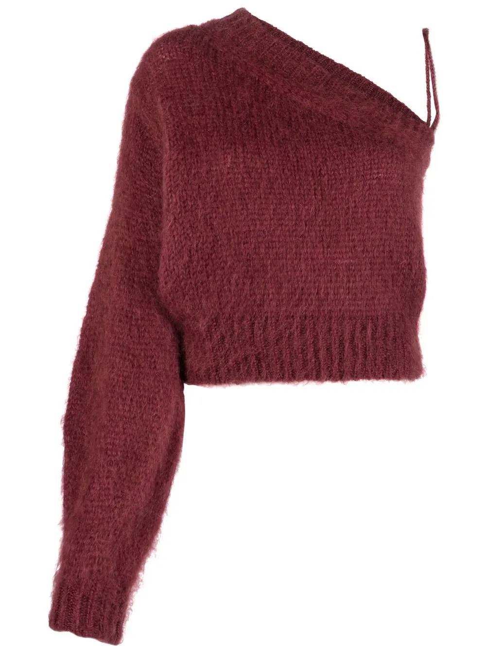 

Forte Forte one shoulder long-sleeved jumper - Red