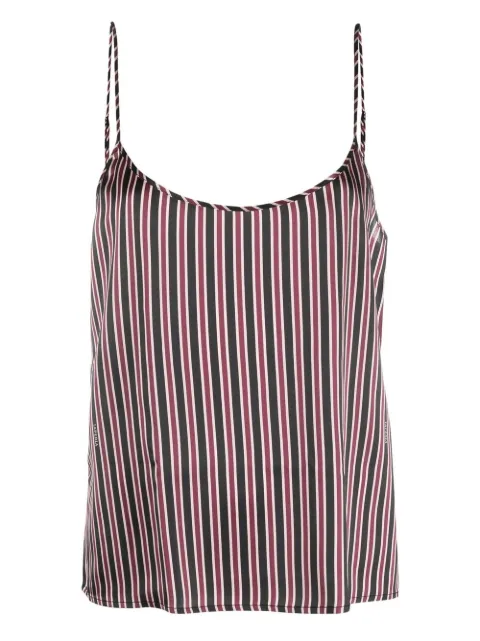 La Perla - silk striped camisole top