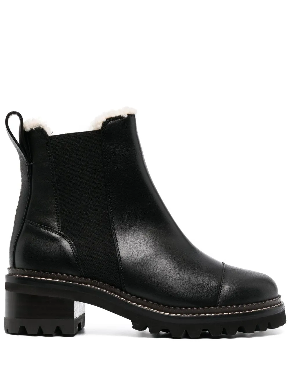 

See by Chloé leather Chelsea boots - Black