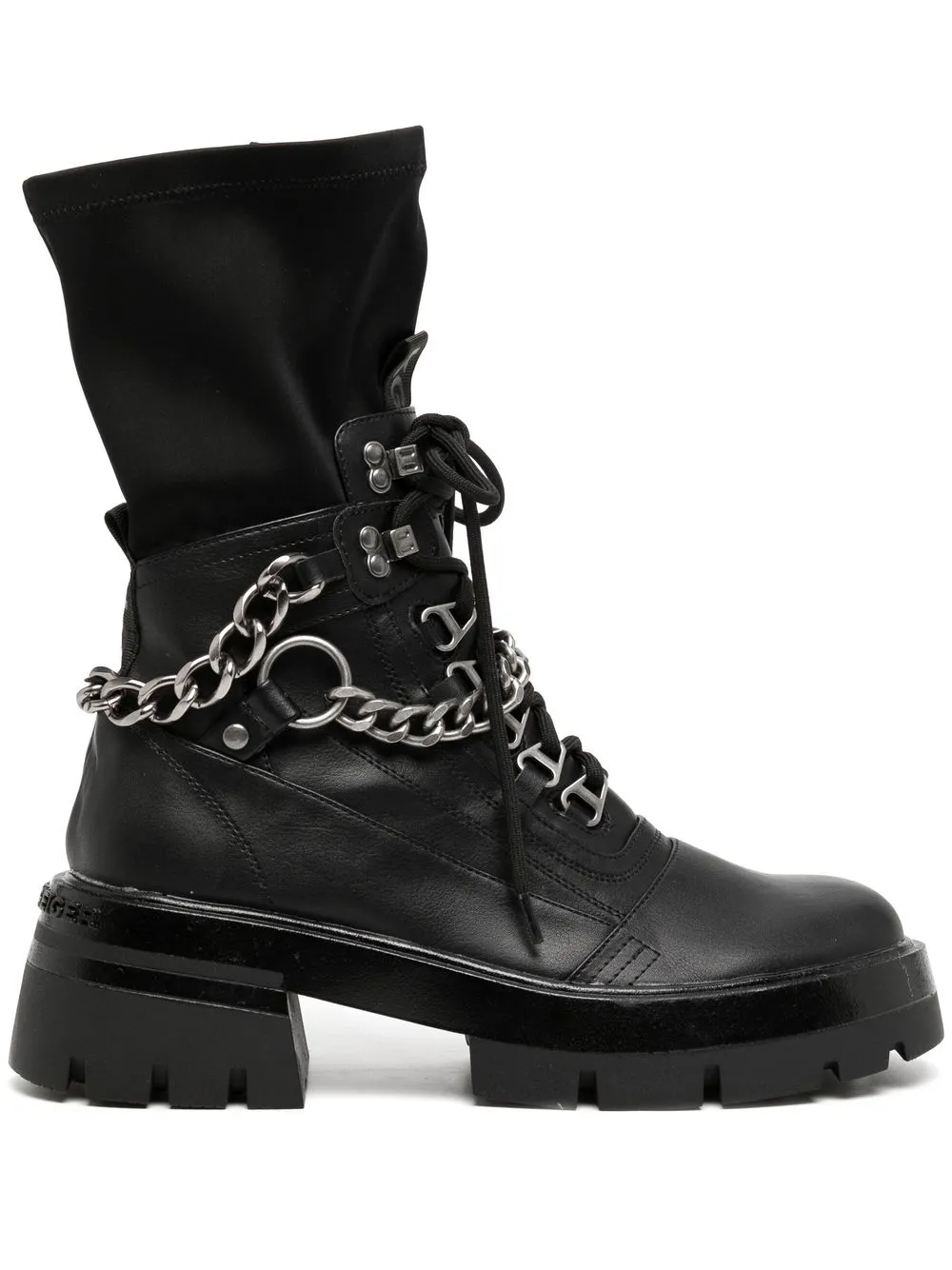 

KG Kurt Geiger Taryn chain-link leather boots - Black