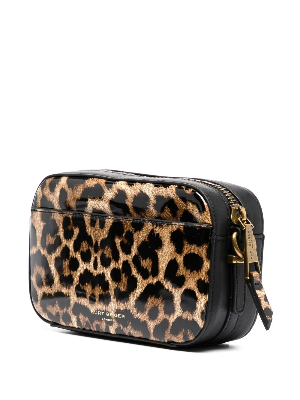 Kurt Geiger London leopard print Leather Shoulder Bag Farfetch
