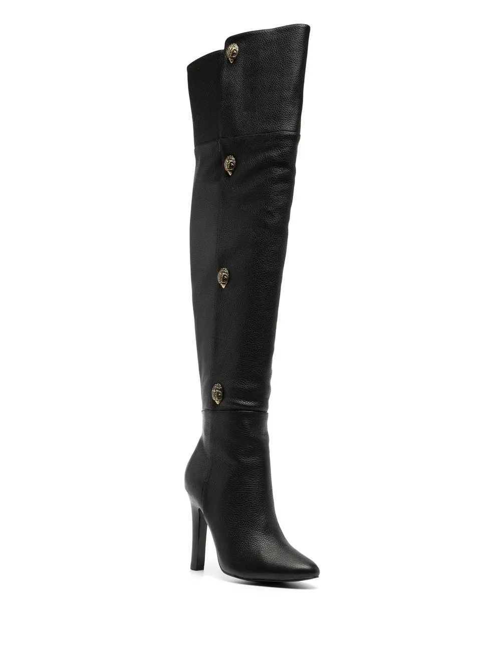 Kurt Geiger London Shoreditch Leather thigh-high Boots - Farfetch
