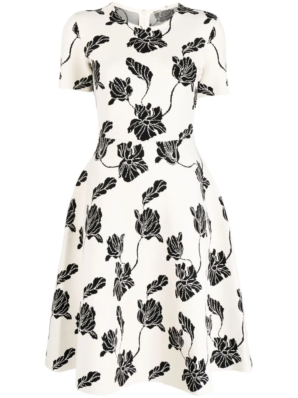 

Adam Lippes floral-jacquard midi dress - White