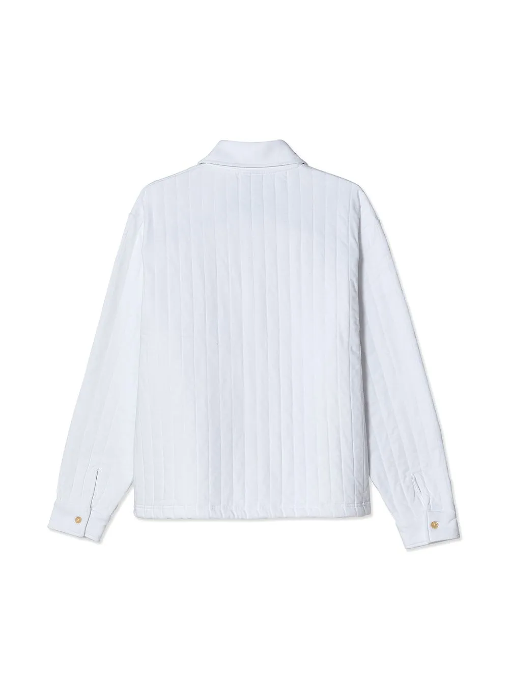 Jacquemus Gewatteerd shirtjack - Wit