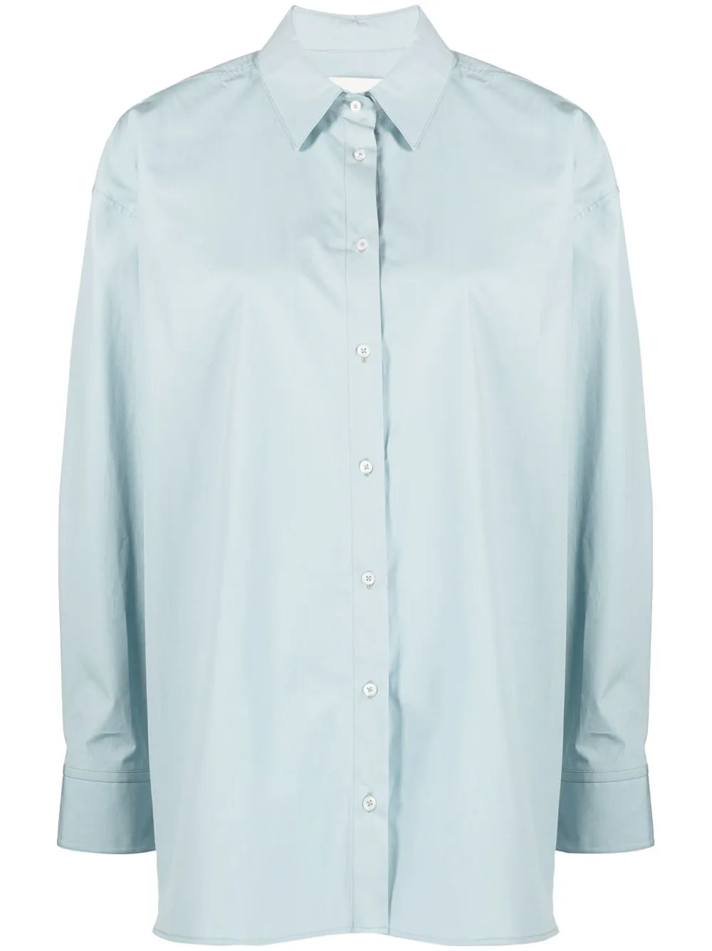 Loulou Studio Oversized Button-up Shirt In Blue