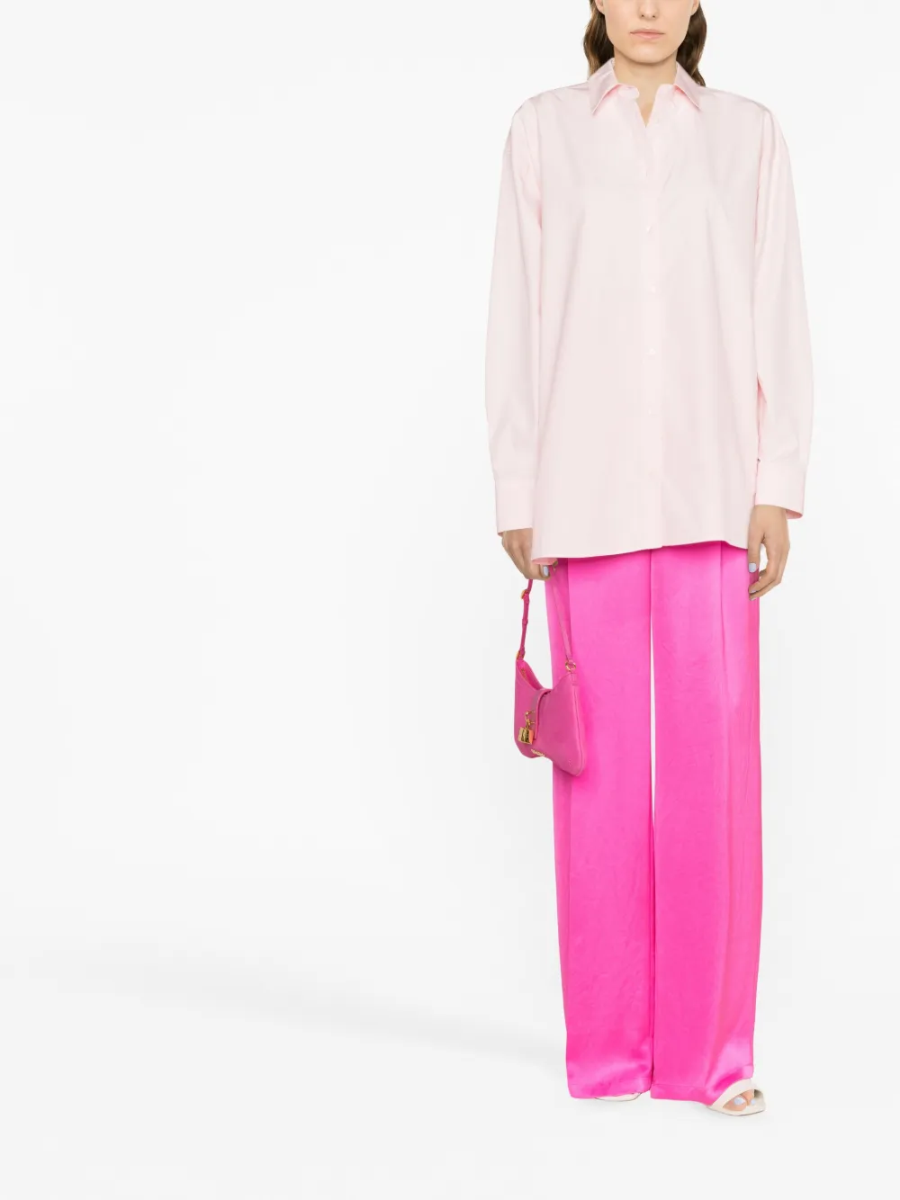 Loulou Studio Oversized blouse - Roze