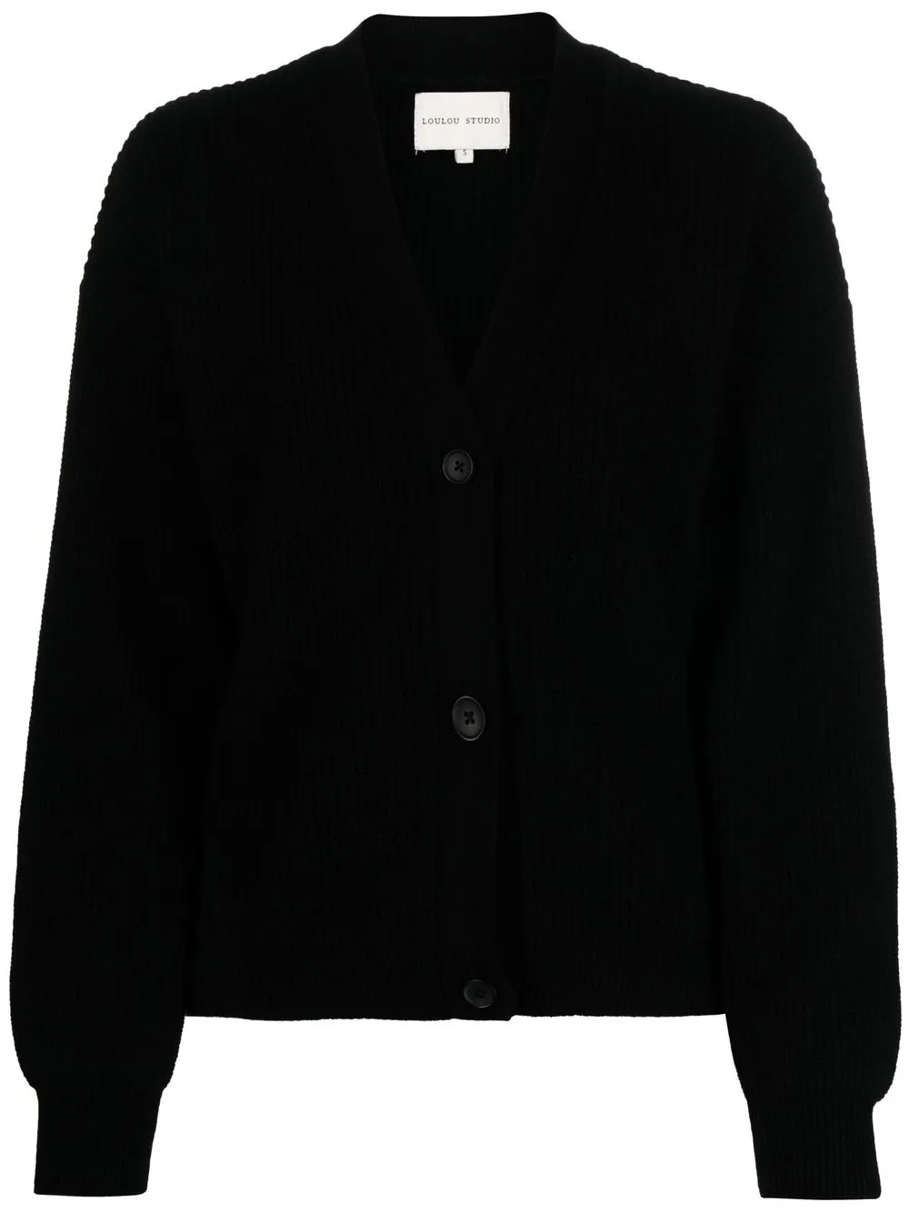 

Loulou Studio button-up cashmere cardigan - Black
