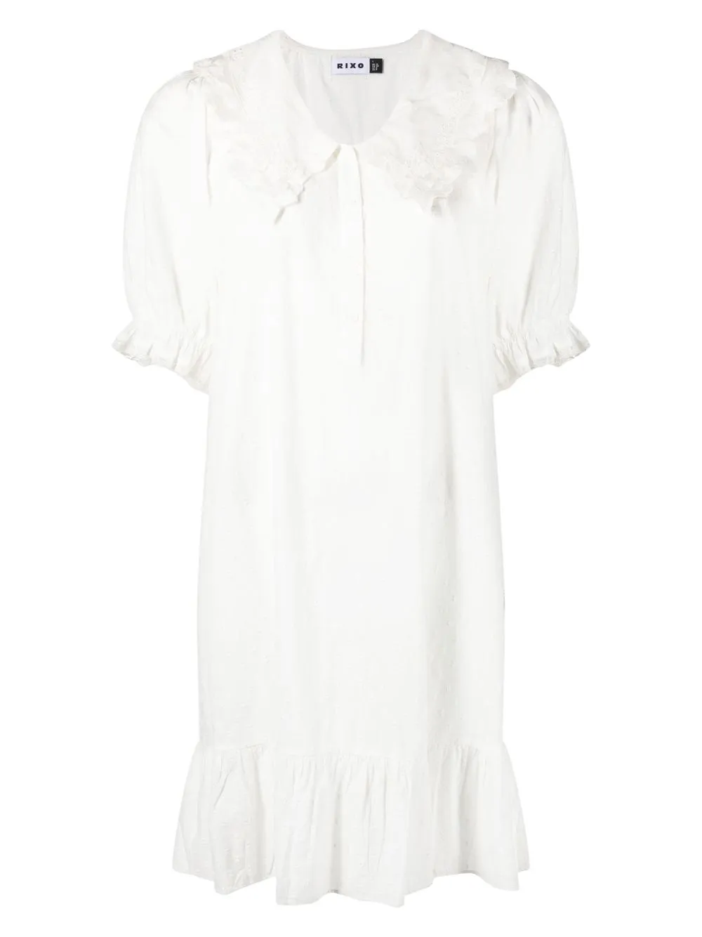 

Rixo Nanette cotton nightdress - White