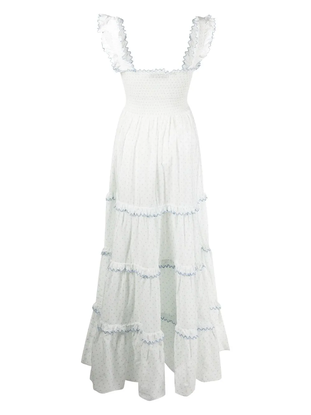 Rixo Maxi-nachthemd - Wit