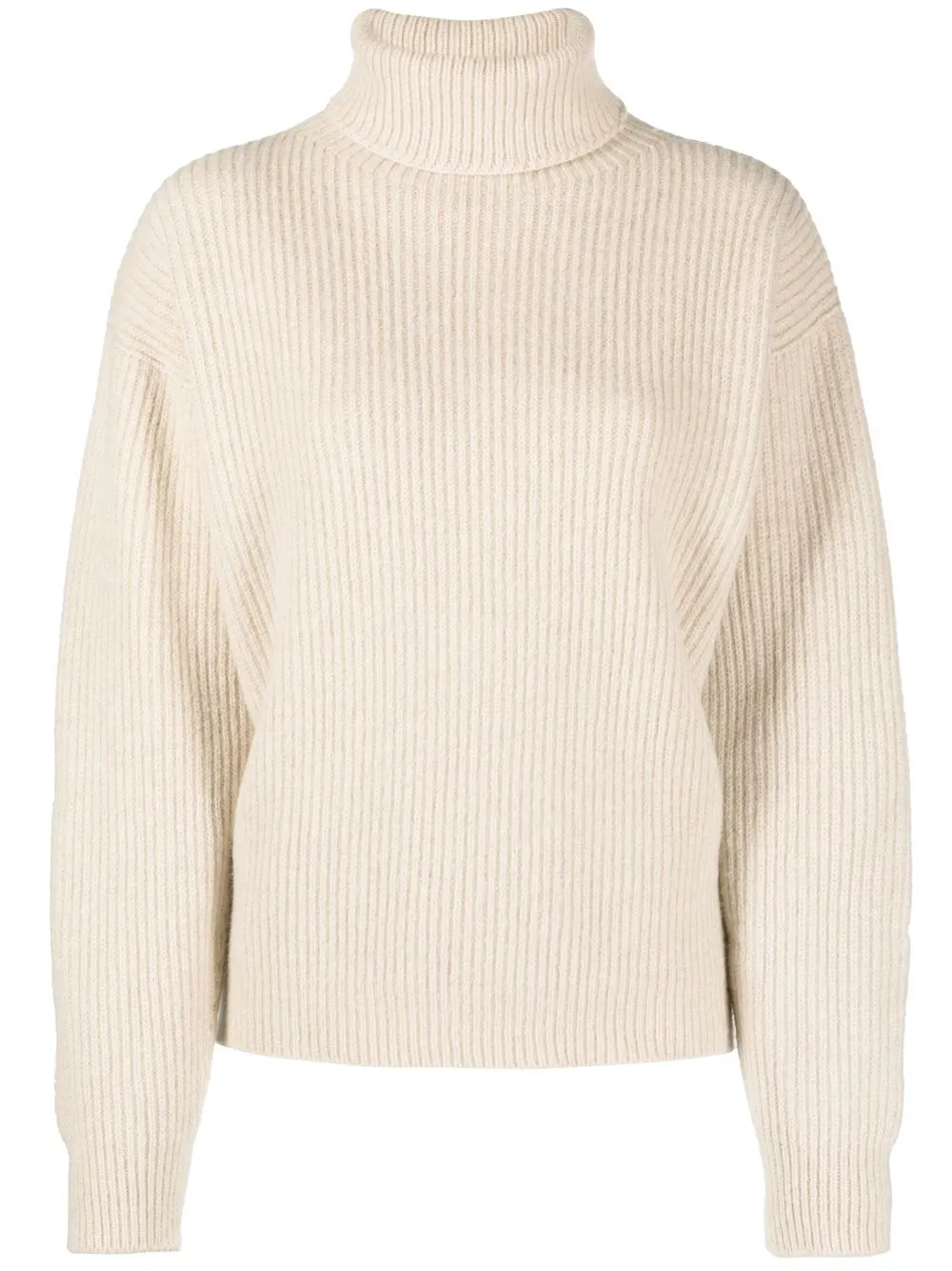 

Baserange Dodd ribbed-knit roll neck jumper - Neutrals