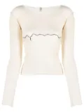 Baserange Tabby Star long-sleeve top - Neutrals