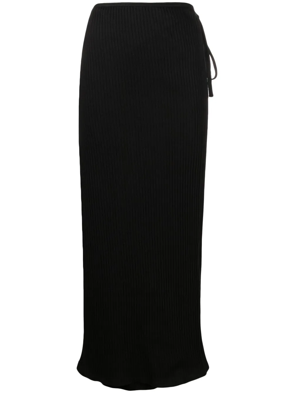 

Baserange ribbed-knit midi skirt - Black