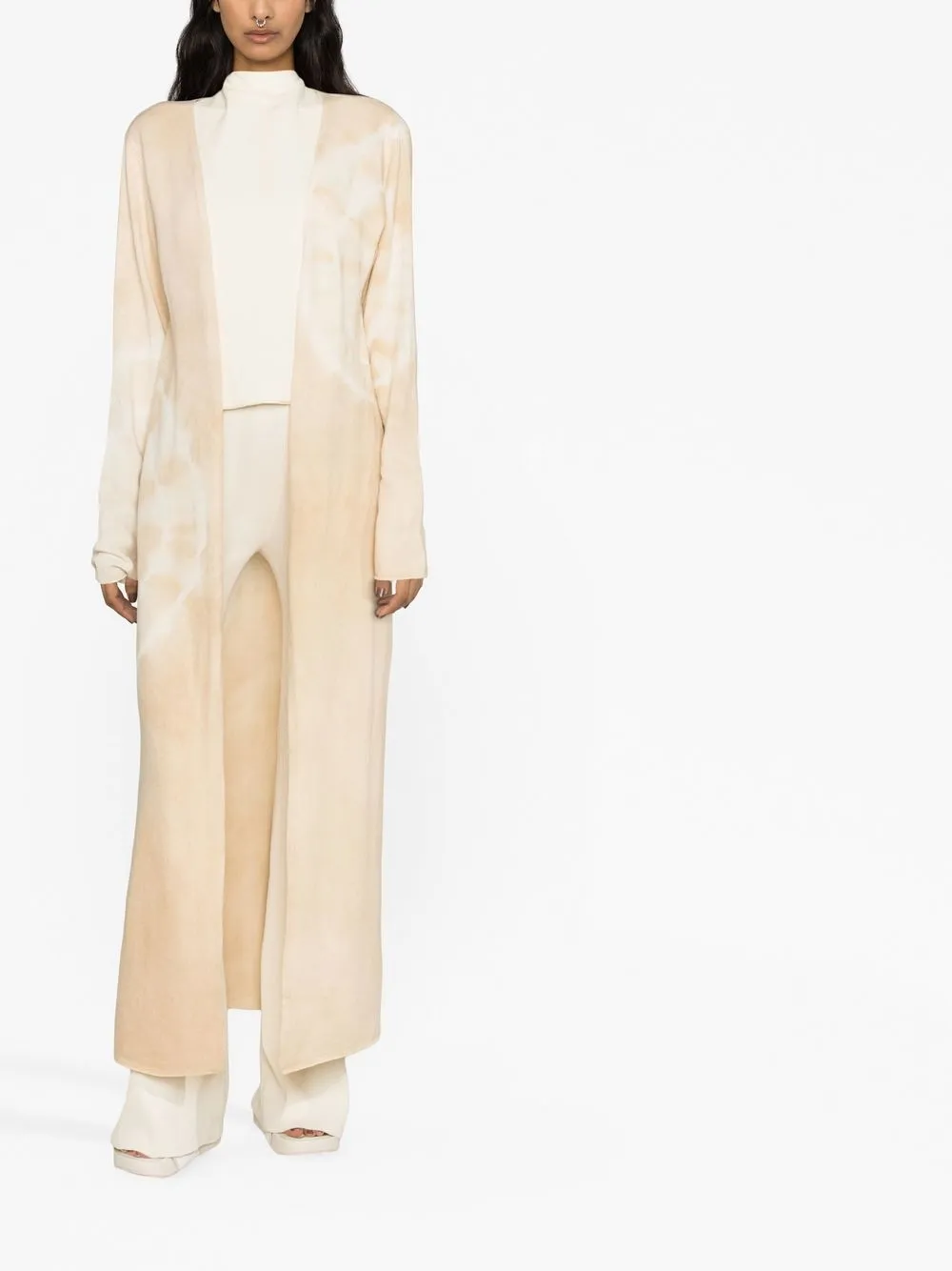 The Elder Statesman Gebreide vestjas - Beige