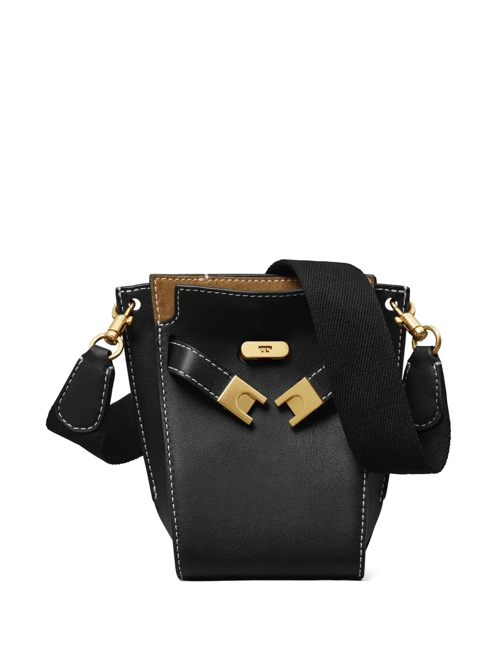 Tory Burch Lee Radziwill Leather Bucket Bag Farfetch
