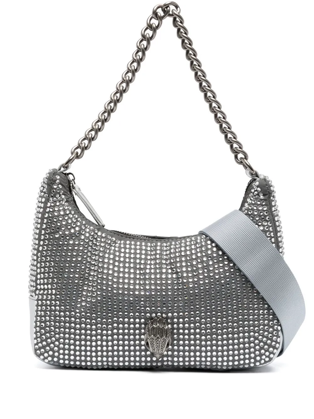 

Kurt Geiger London plaque-detail stud-embellished tote bag - Silver