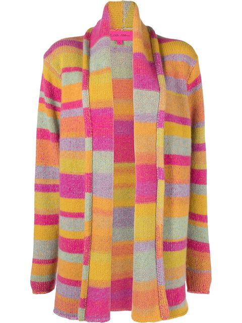 The Elder Statesman striped cashmere cardigan