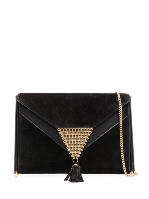 Aquazzura chain-detail envelope clutch