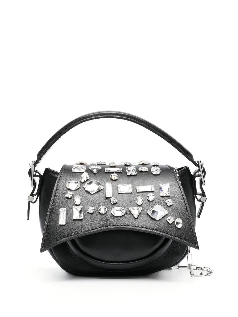 16Arlington Kiks crystal-embellished minibag - Black