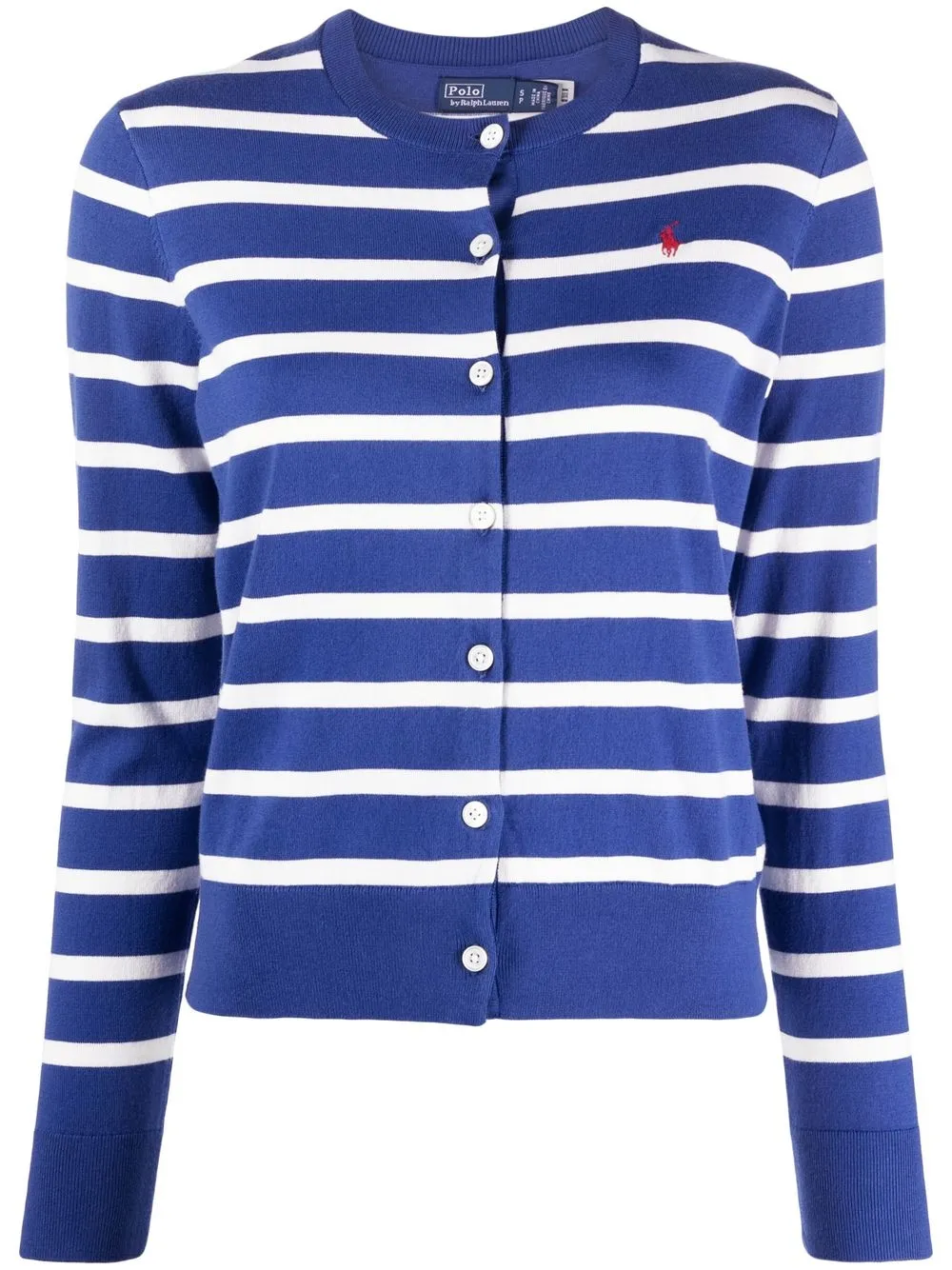 

Polo Ralph Lauren stripe-pattern cardigan - Blue