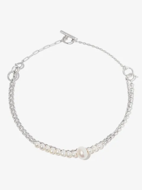Maria Black collier en argent sterling Lounge à perles