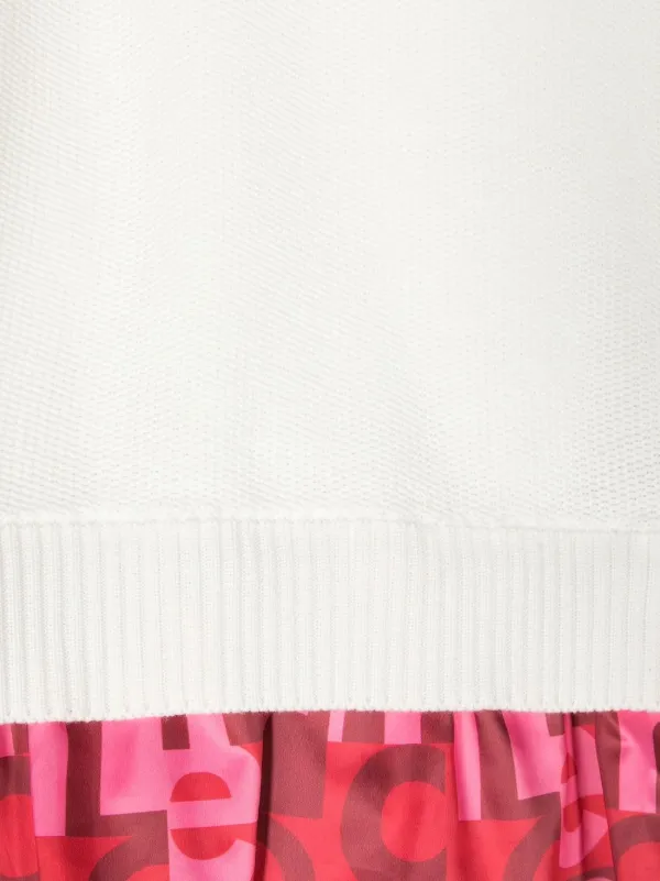 Moncler Enfant ポロワンピース | ホワイト | FARFETCH JP