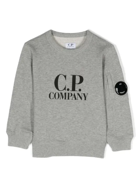 C.P. Company Kids سويت شيرت قطن بطبعة شعار الماركة