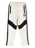 Balmain Kids logo-patch track pants - Neutrals