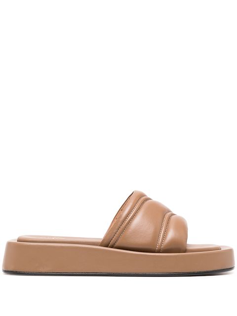 ATP Atelier open-toe polished-finish sandals