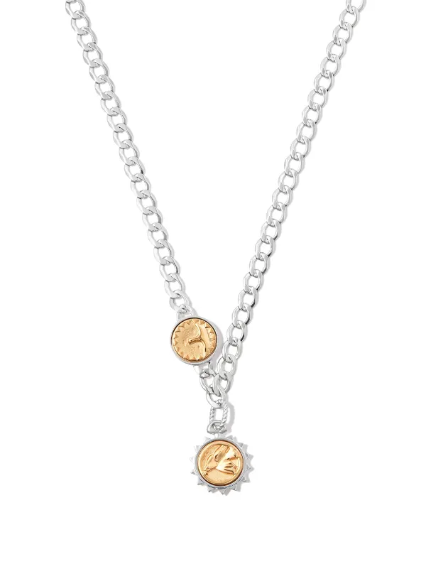Maria Black gold-plated Adriana Pendant Necklace | Silver 