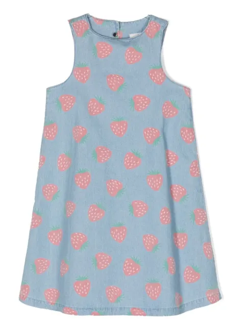 JELLYMALLOW robe en jean à imprimé graphique