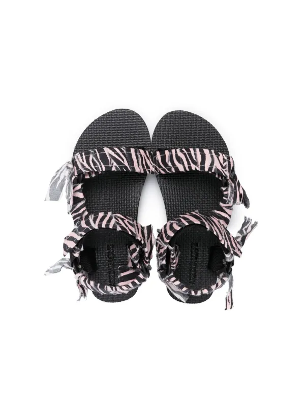 Sandalen discount zebra print