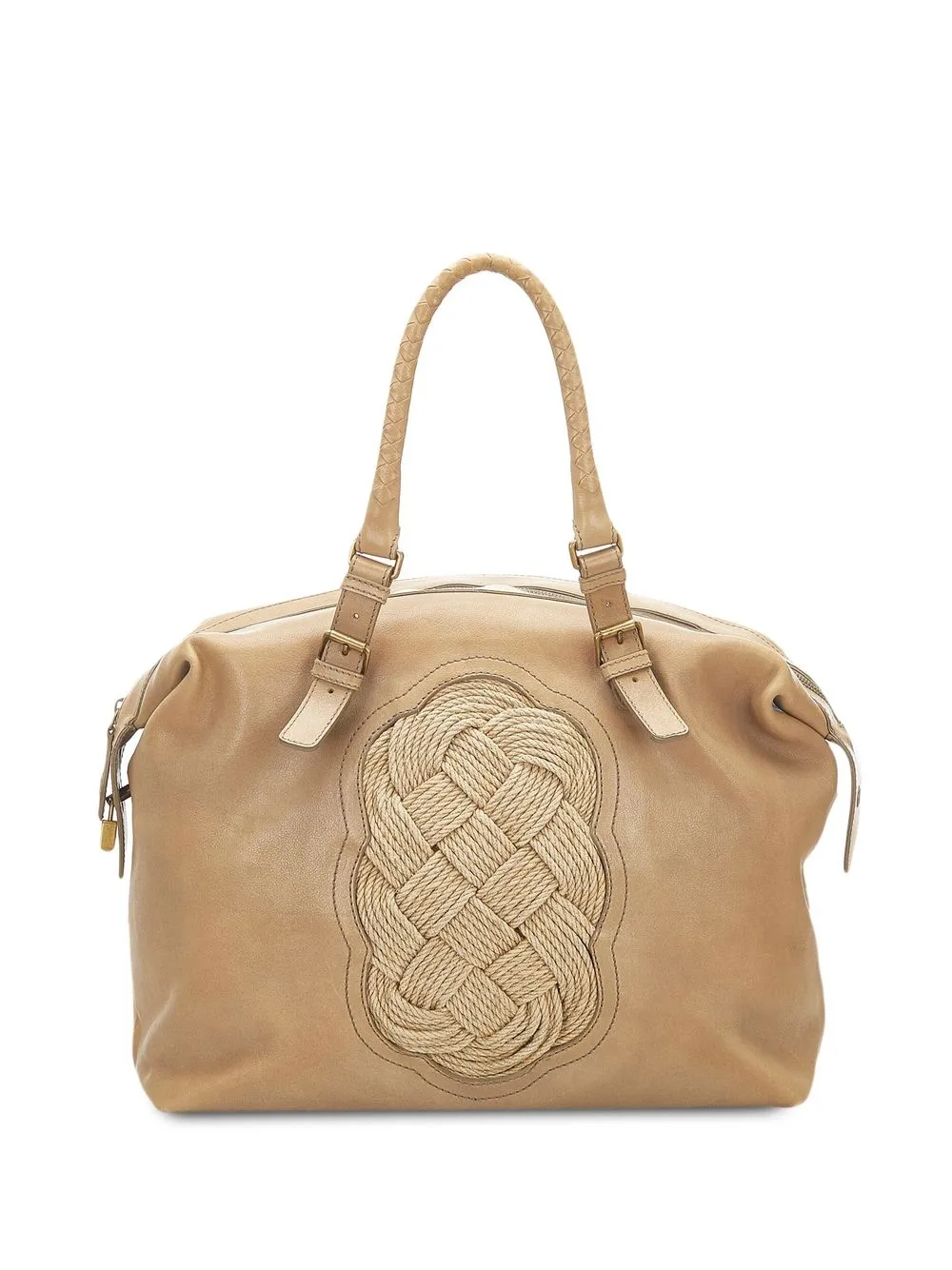 

Bottega Veneta Pre-Owned tote detallado de Intrecciato - Neutro