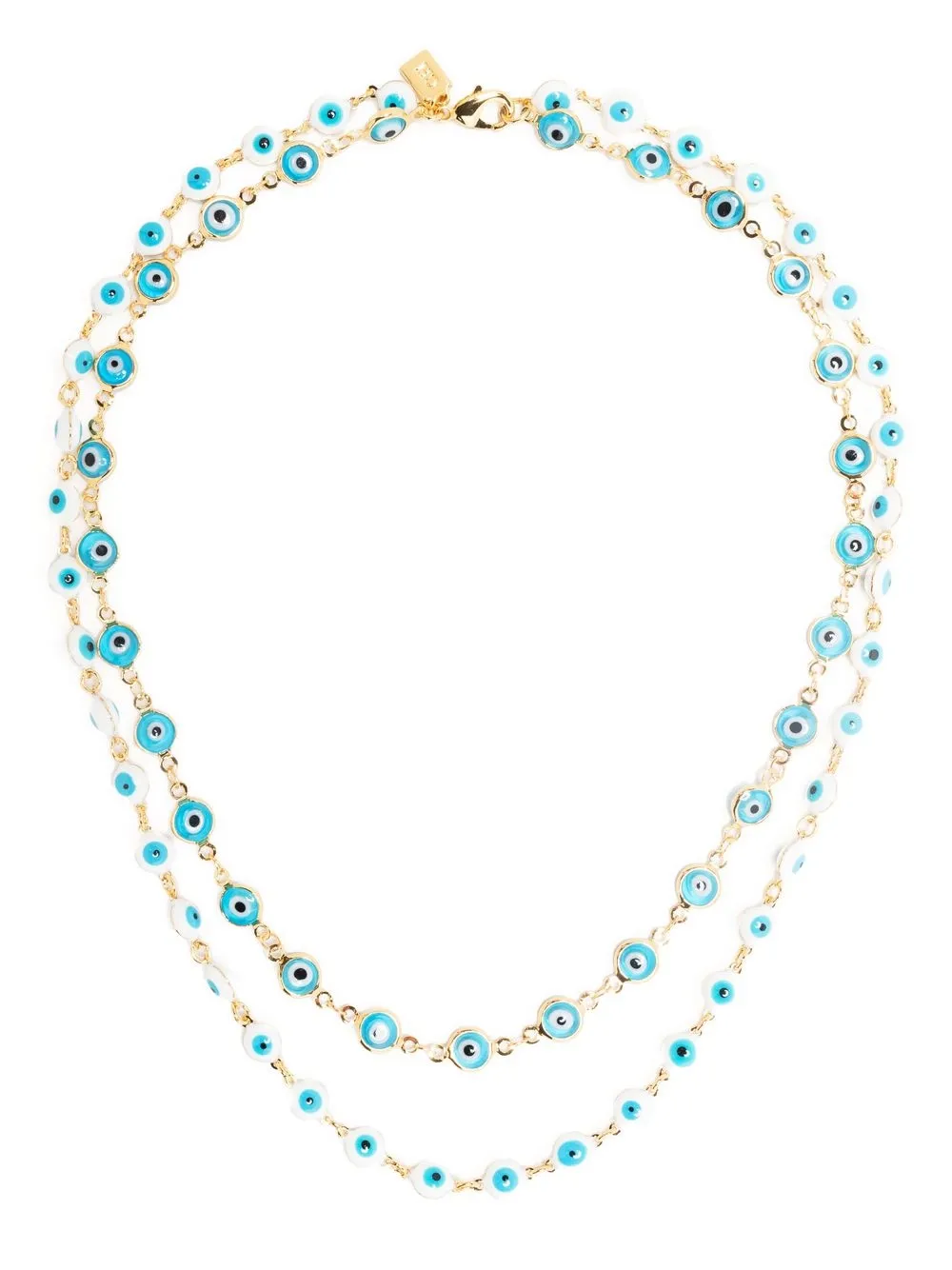 

Crystal Haze Nazar bead-detail necklace - Azul