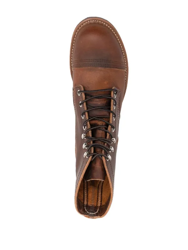 Red Wing Shoes レースアップ レザーブーツ | ブラウン | FARFETCH JP