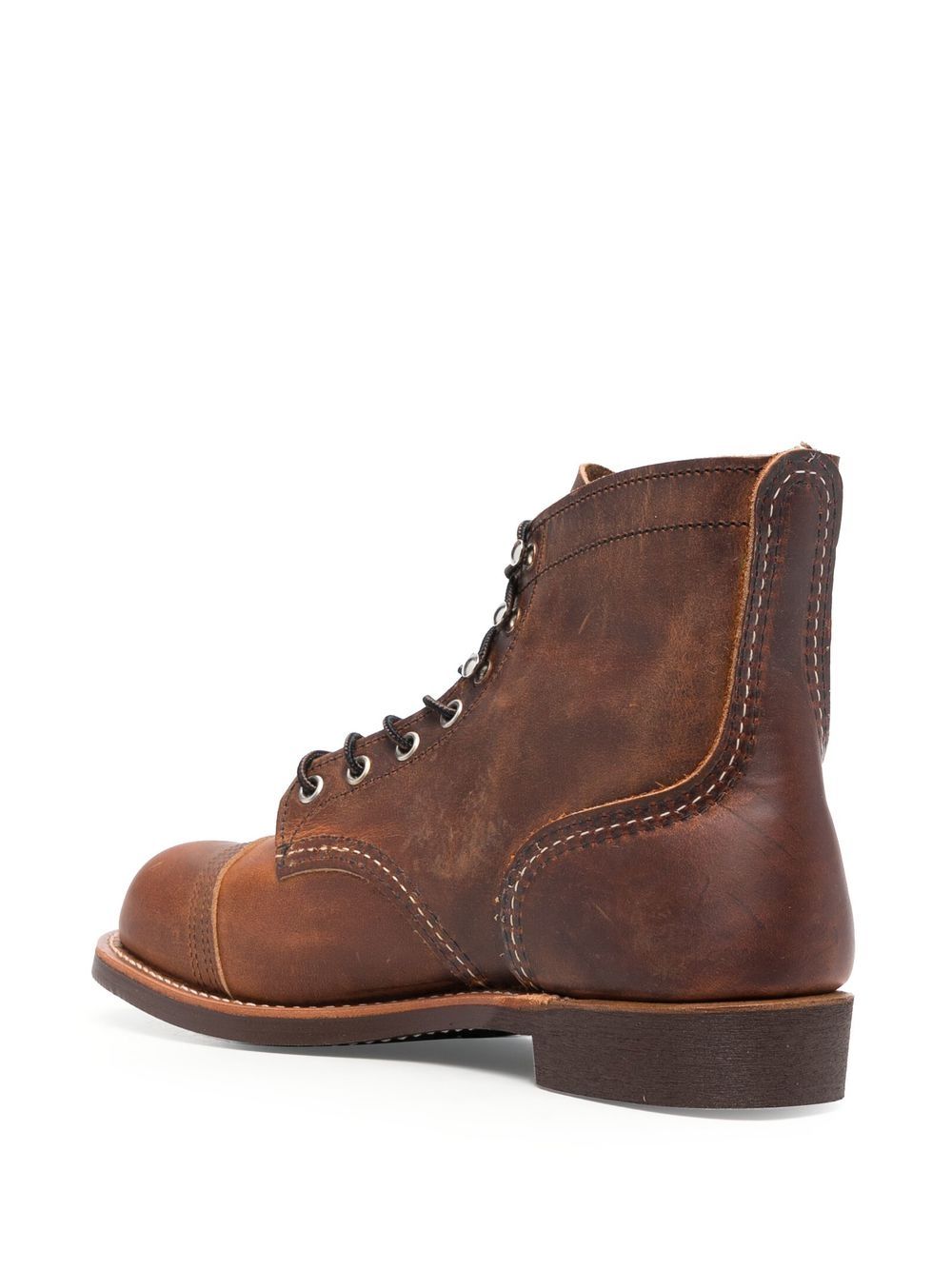 RED WING SHOES 皮质系带短靴 