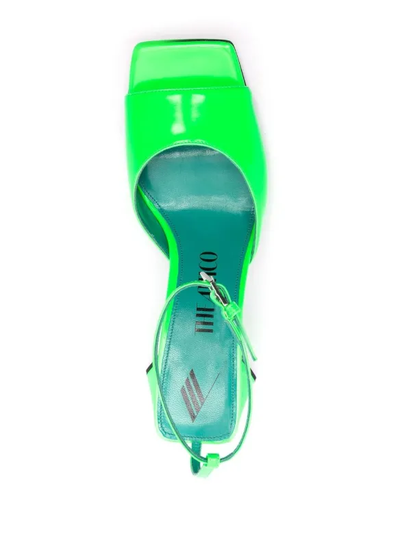 サンダル・ミュール THE ATTICO 'Piper' sandals Green Piper'' neon emerald sandal for Women | THE ATTICO®