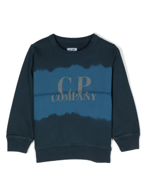 C.P. Company Kids سويت شيرت قطن بطبعة شعار الماركة