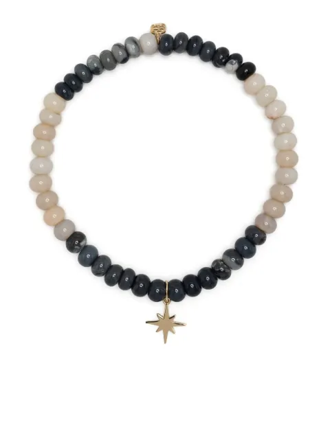 Sydney Evan 14kt yellow gold opal beaded bracelet