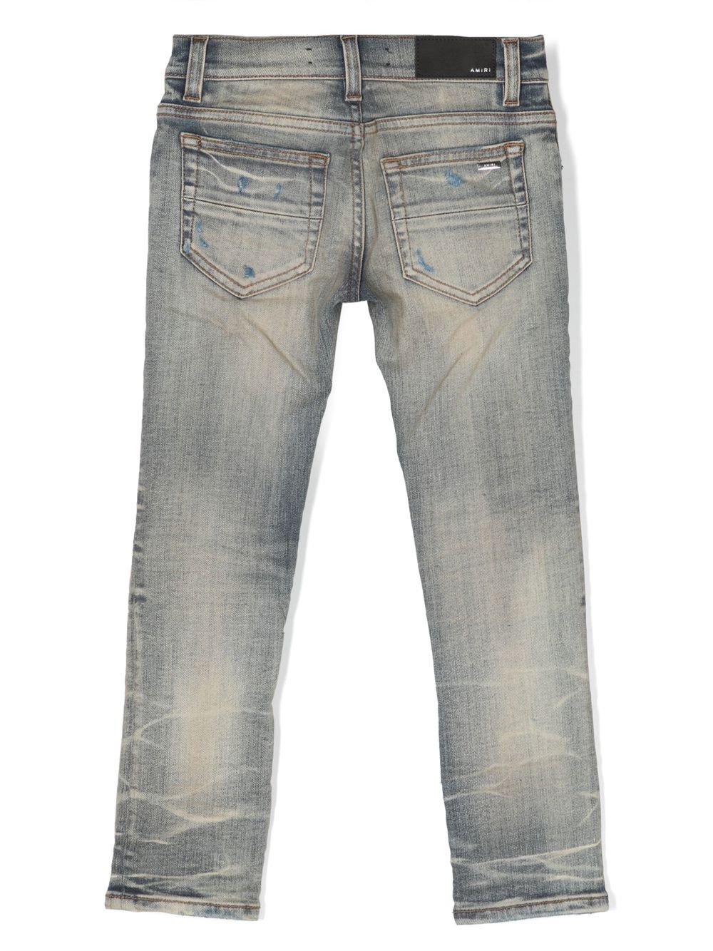 AMIRI KIDS Ripped skinny-cut Jeans - Farfetch