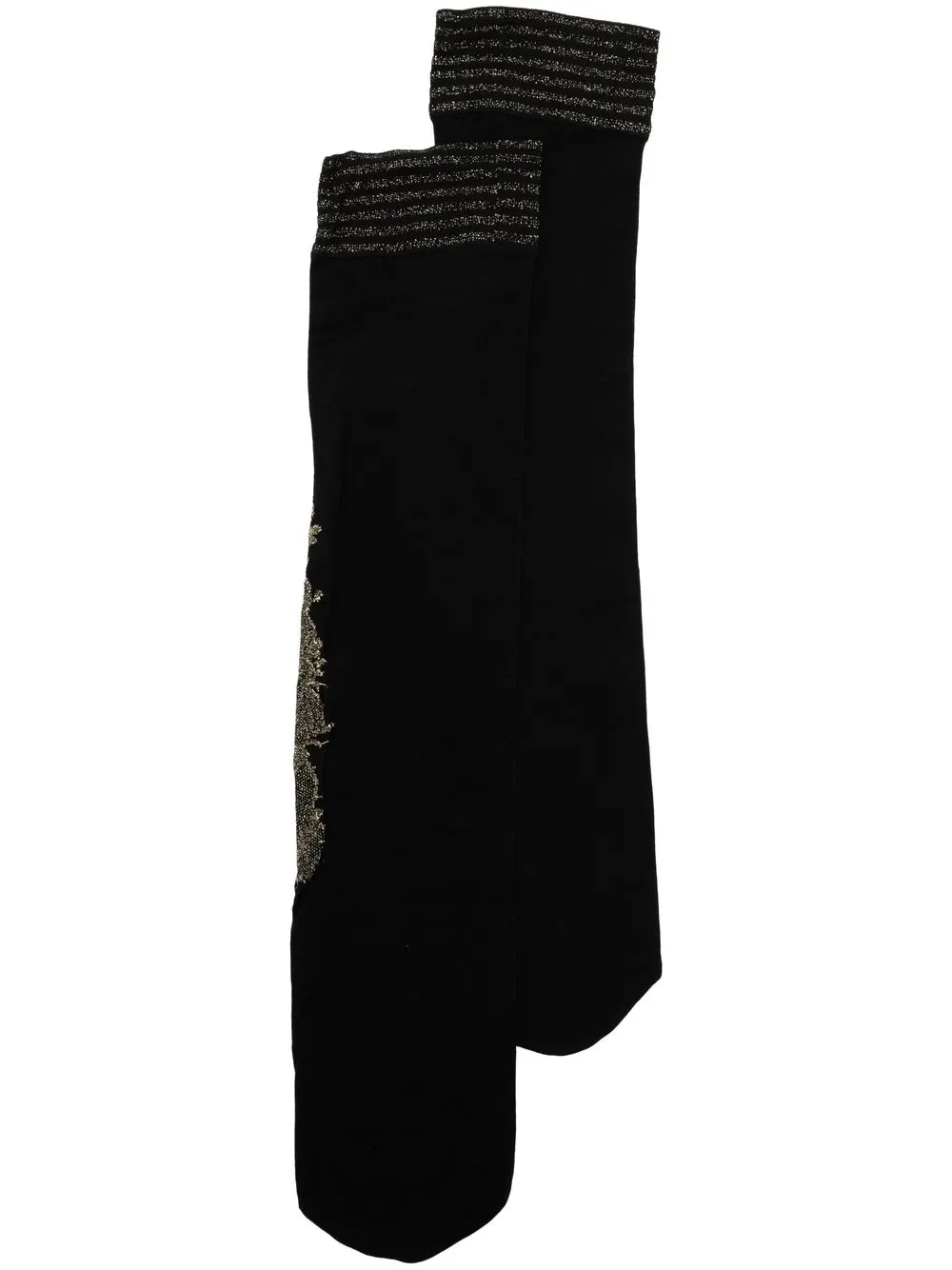 

Uma Wang metallic-detail socks - Black