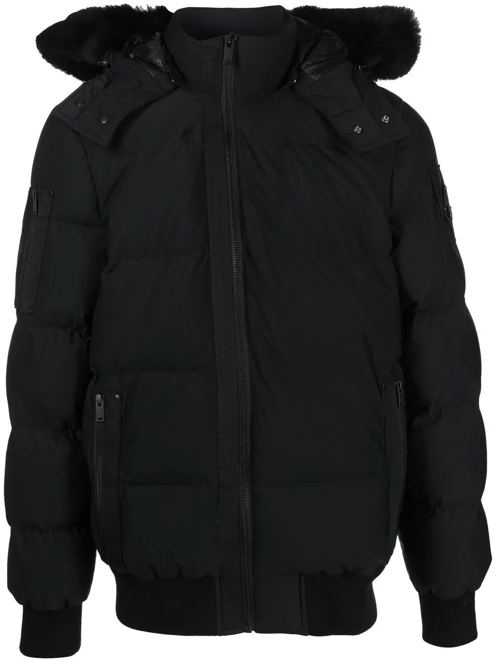 

Moose Knuckles padded bomber jacket - Black