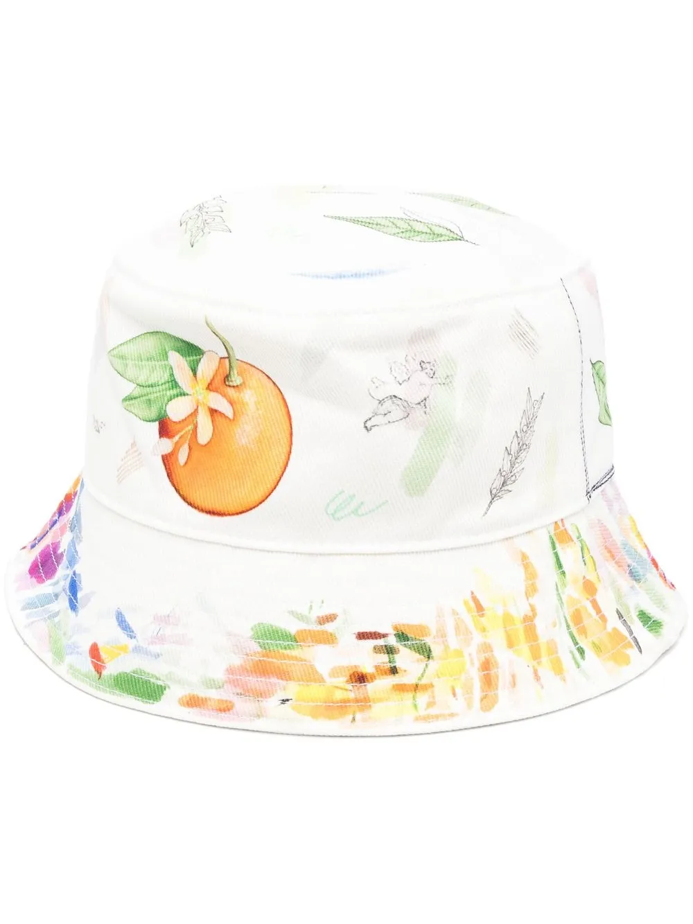 Bianco Cappello bucket Farfetch Uomo Accessori Cappelli e copricapo Cappelli Cappello Bucket 
