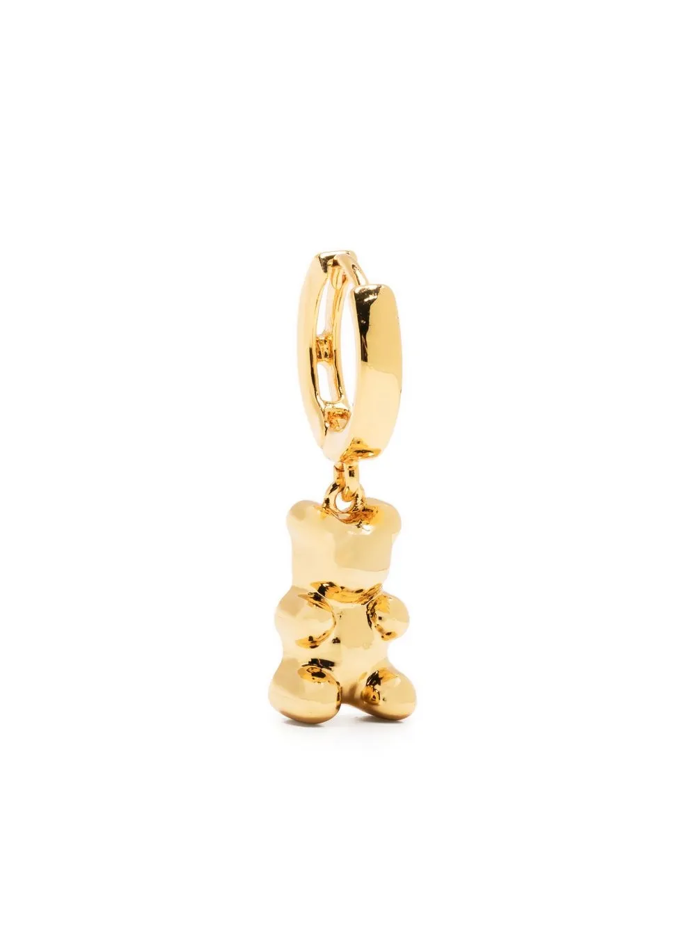 

Crystal Haze Mini Nostalgia Bear hoop earring - Dorado