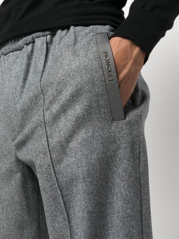 Moncler grey online tracksuit bottoms