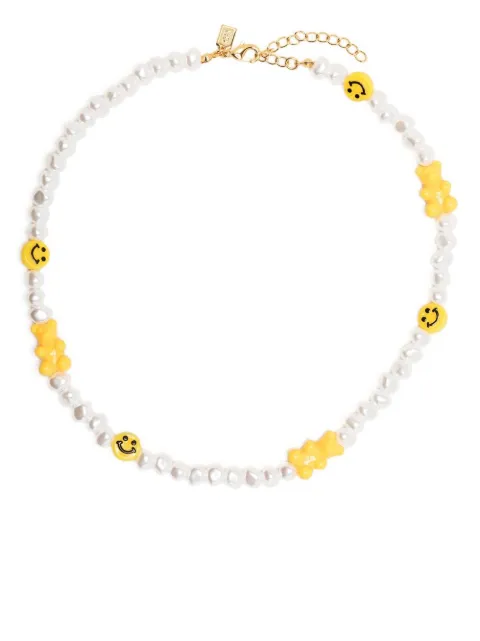 Crystal Haze Candy Chain beaded necklace 